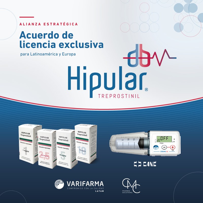 Alianza estrat&eacute;gica Varifarma y CMC Pharma Solutions para HIPULAR